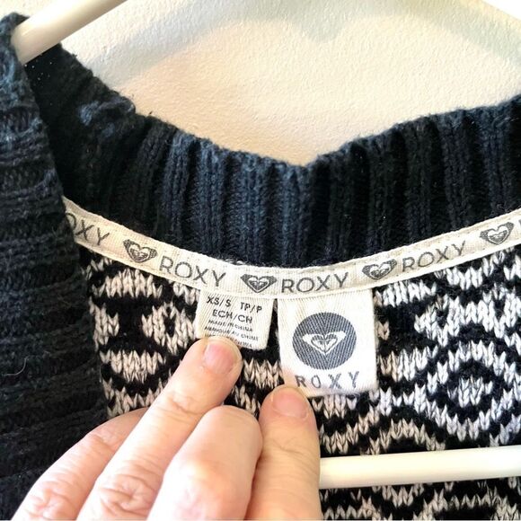 ROXY Open Front Knit Cardigan Size XS - Picture 4 of 4